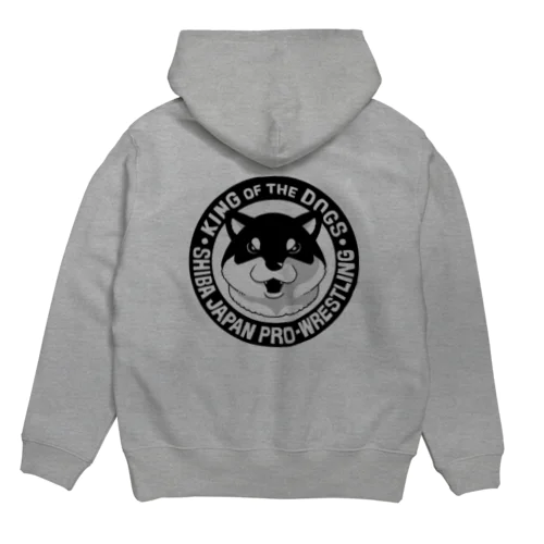 柴日本プロレス（黒柴） Hoodie