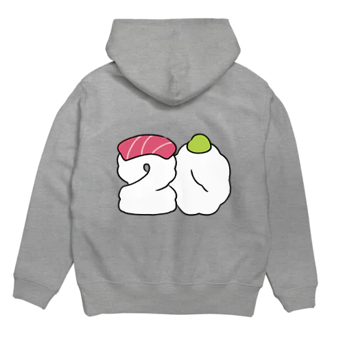 スシ・ナンバーズ 20 Hoodie