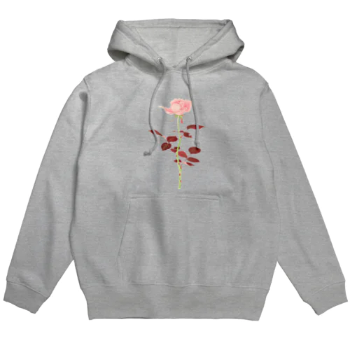 紅い葉の薔薇 Hoodie