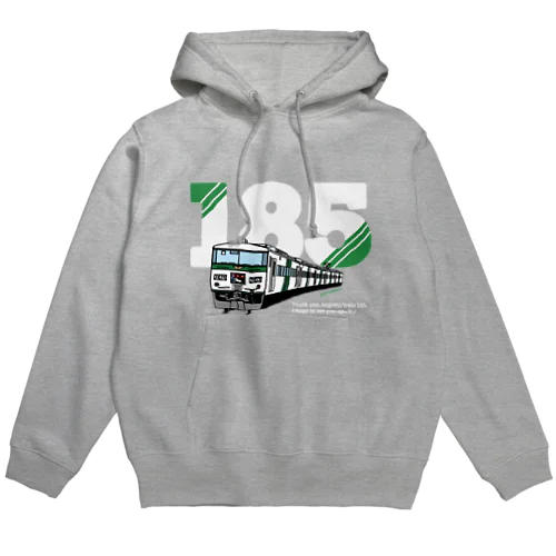 鉄道：「踊り子」185系デザイン（濃色用） Hoodie