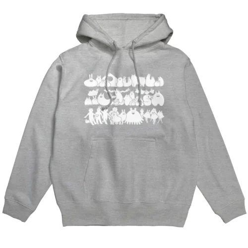 UZOMUZO(全員集合・白） Hoodie