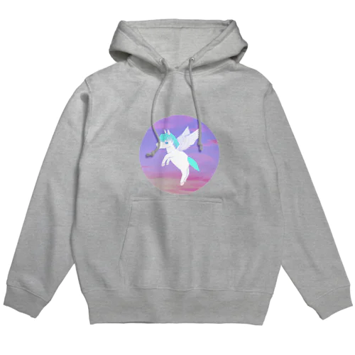 ちびっ子ペガサス（ホワイト） Hoodie