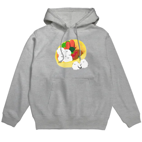 シマエナガ×お弁当 Hoodie