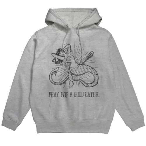 大漁祈願の釣り用Tシャツ Hoodie