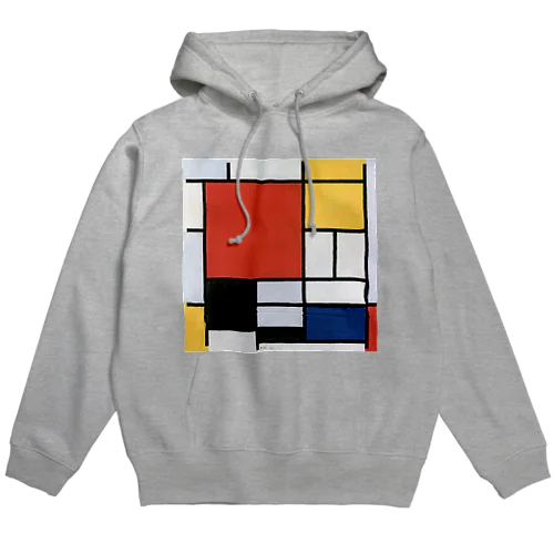 Composition with Red, Yellow, Blue, and Black (1921) Hoodie