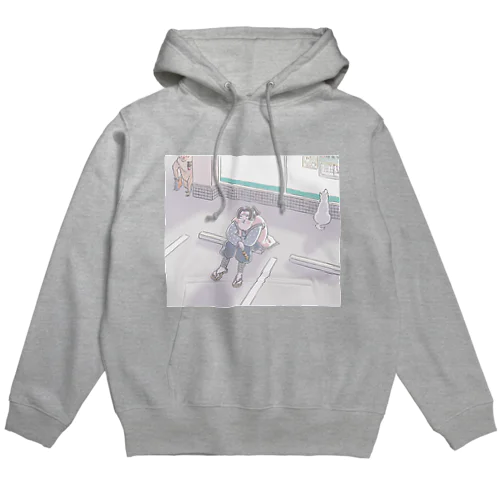 にせ桃太郎_背白文字 Hoodie