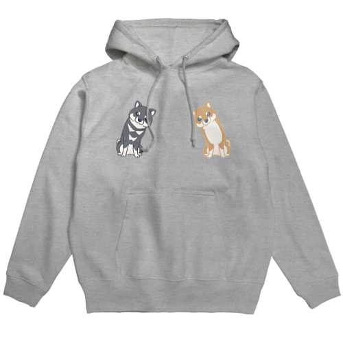 I LOVE MY DOG（赤柴・黒柴） Hoodie