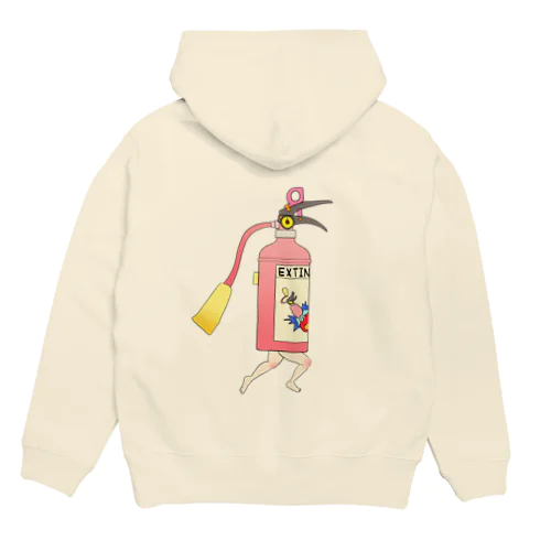 足の生えた消火器 Hoodie