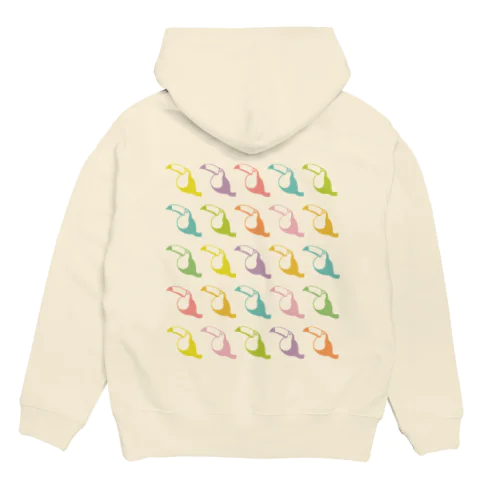 カラフルオニオオハシがいっぱい Hoodie