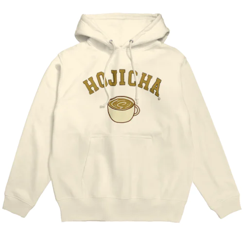 ほうじ茶ラテロゴ/Hojicha Latté logo パーカー