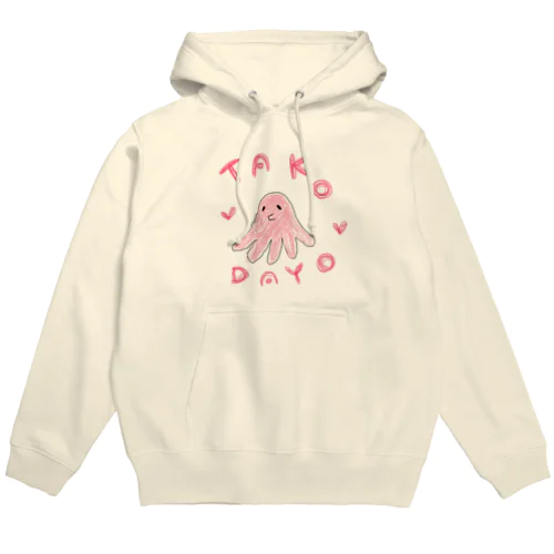 タコだよ♪色鉛筆 Panda Cafe Hoodie