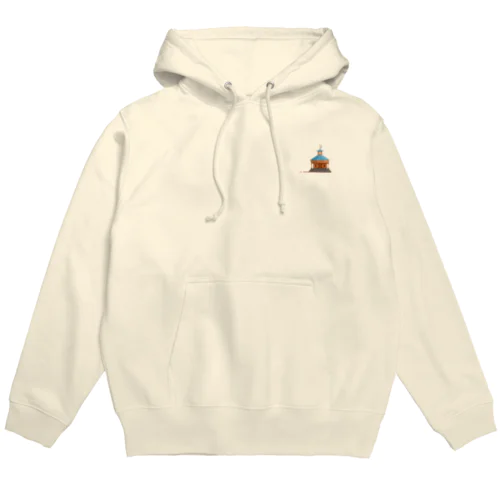 8bit 駅舎くんパーカー Hoodie