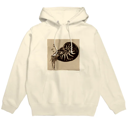 流れのオウムガイ Hoodie