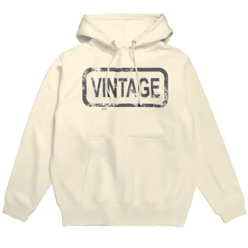 VINTAGEダメージロゴ Hoodie