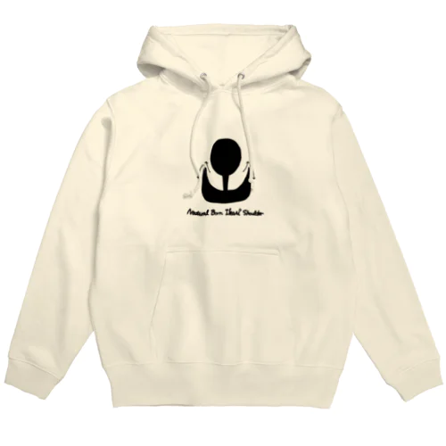 生まれついてのいかり肩 Hoodie