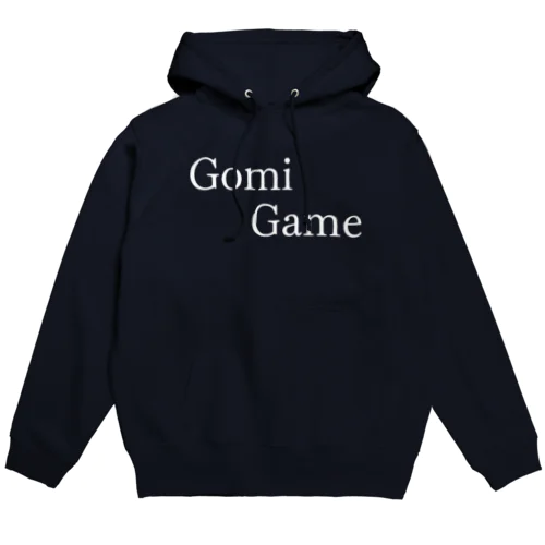 GomiGame 白文字 パーカー