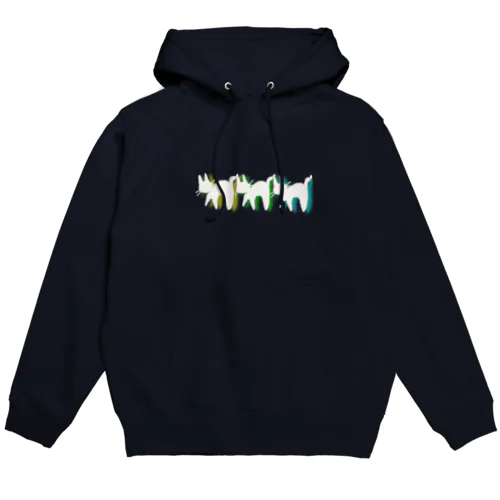 忍び足　３体 Hoodie