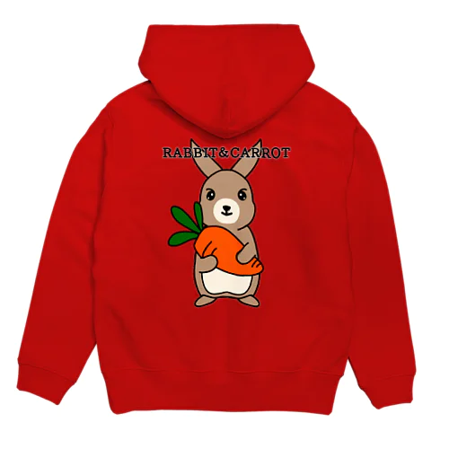 RABBIT＆CAROTTE(STAND UP) Hoodie