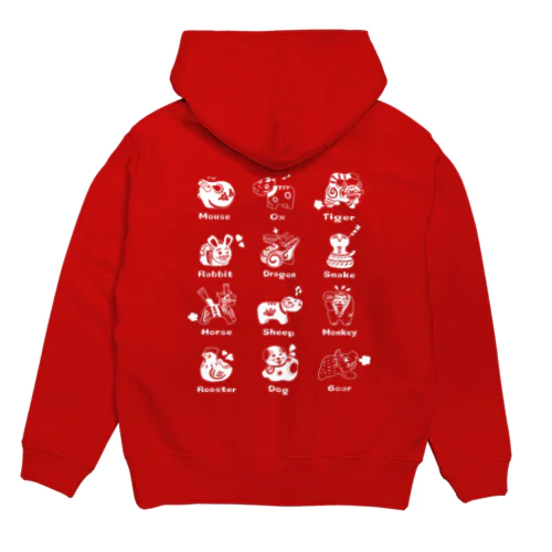 The Zodiac of Fukushima(白抜き) Hoodie