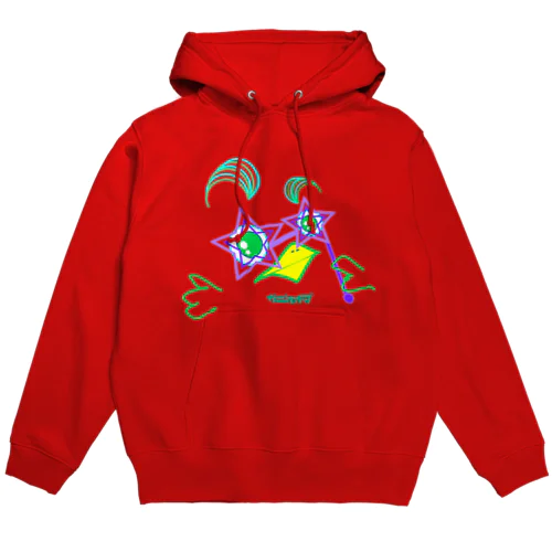 シャレ眼鏡（色付き） Hoodie