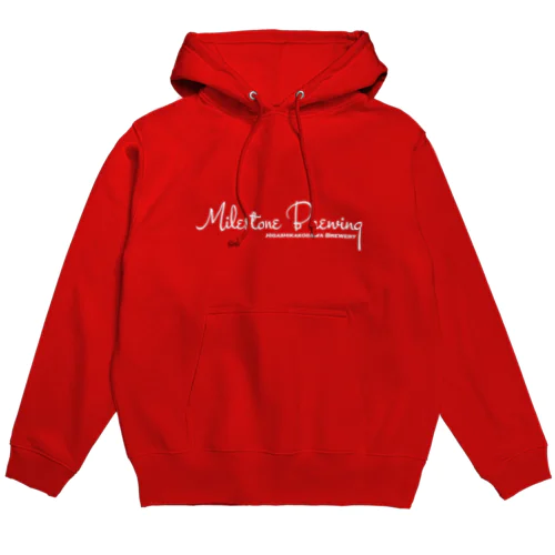 マイルストーンブルーイングロゴパーカー Hoodie