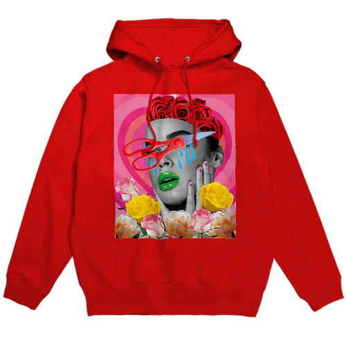 flower cut Hoodie