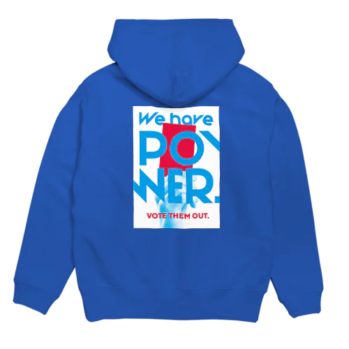 投票｜VOTE THEM OUT［WHITE✕BLUE］ 選挙でやつらを追い出そう。 Hoodie
