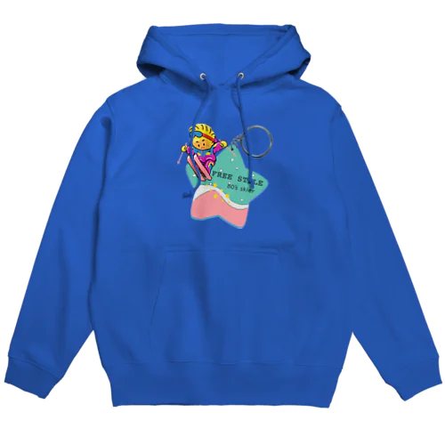 キーホルダーから飛び出すフリースタイルスキーヤー 296 Hoodie