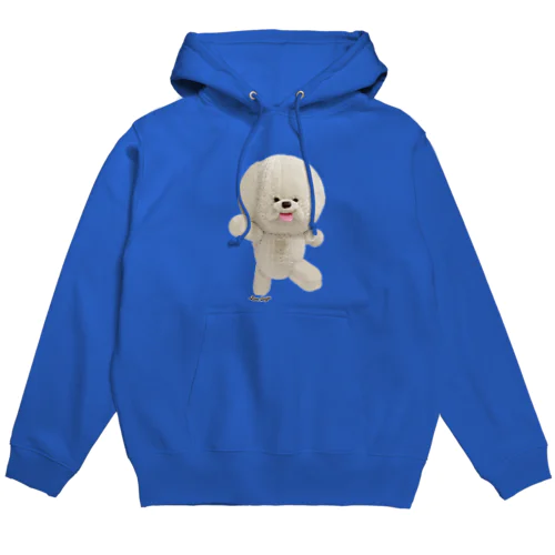 ランニングアウェイ（ビションフリーゼ） Hoodie