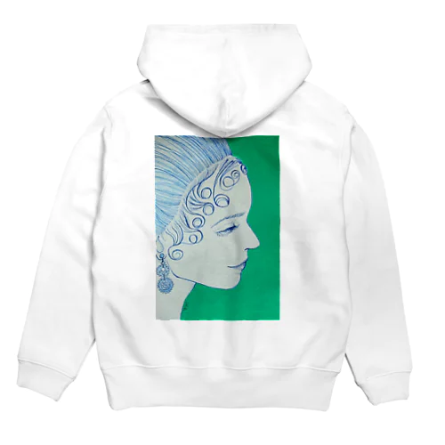 エメラルドグリーン Hoodie