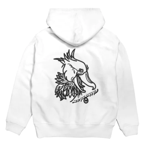  are you happy?ハシビロコウ Hoodie