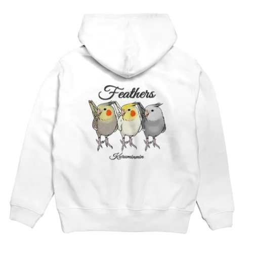 オカメインコFeathers・パーカー Hoodie