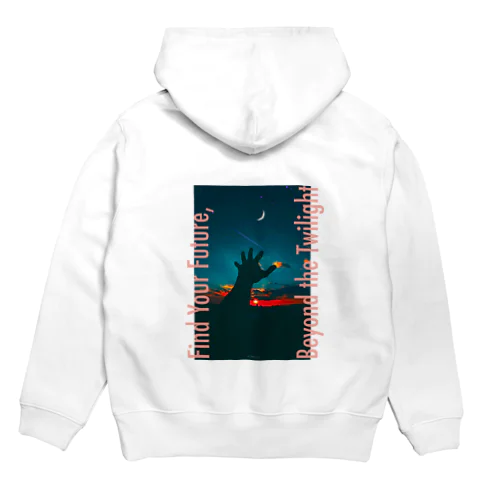 ［宇宙グッズ］” Find Your Future, Beyond the Twilight - 夕暮れの先にある，新しい未来 ”（Design in 2025） Hoodie