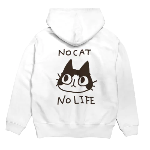 NO CAT NO LIFE パーカー