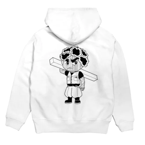 大工くんモノクロ Hoodie