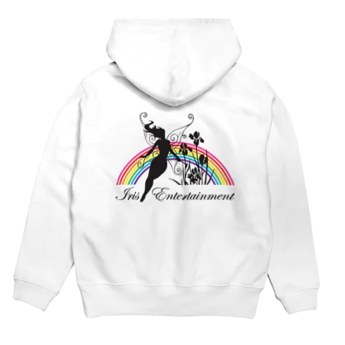 Iris Entertainmentパーカー(プルオーバー・白) Hoodie