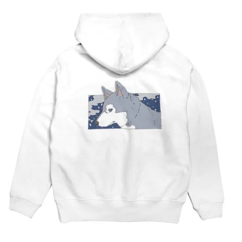 焚き火とハスキー Hoodie