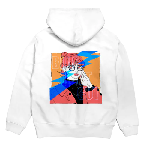 ブルーライトをカットする人2 Hoodie