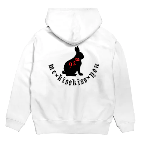 me×kisskiss×you Rabbitデザイン Hoodie