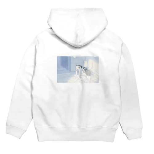 牛と天使とトップスと Hoodie