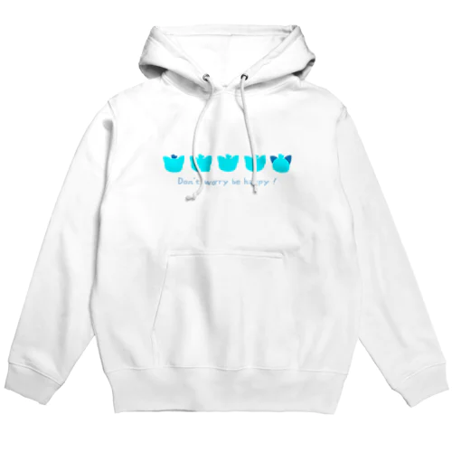 たまには水色のメンたるねこ Hoodie