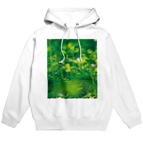 癒しの風景（クローバー） Hoodie