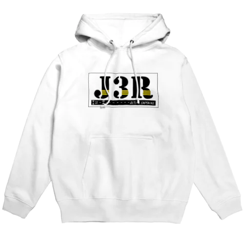 【Threefall Japan Aviation 】J3Rロゴ（TFJAバージョン:3ch手書き） Hoodie