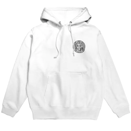 聖ベネディクトメダイ(両面) Hoodie