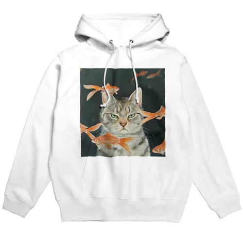 金魚と猫 Hoodie