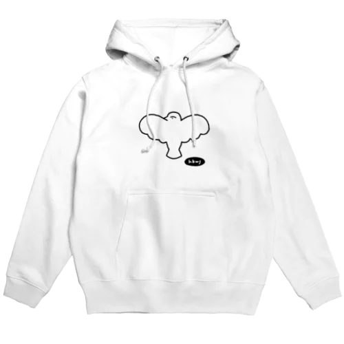 鳥の置物 Hoodie