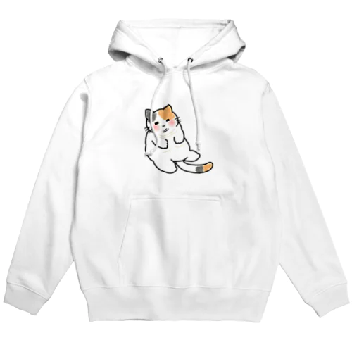 もちもちほっぺのねこ Hoodie