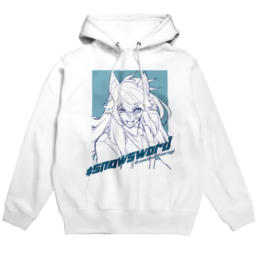 アマユキ君線画(水色) Hoodie