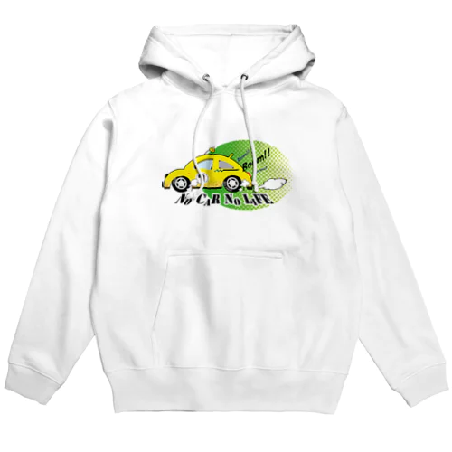 レトロスポーツカー No Car No Life Hoodie