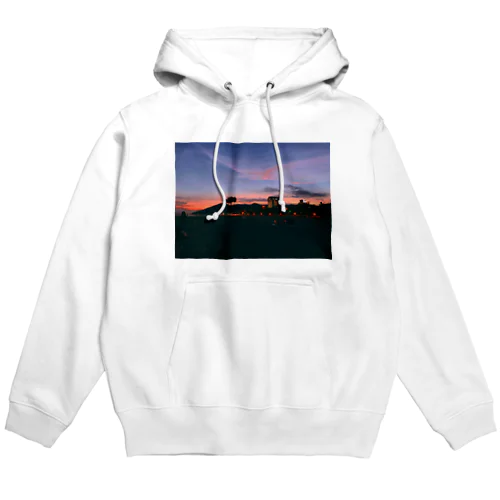 夏の夕暮れ Hoodie